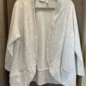 FINAL PRICE  J Jill Cotton Soft Knit Cardigan LP